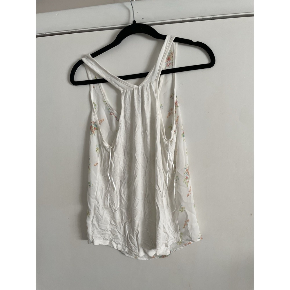 Lauren Conrad LC Floral Tank Top Womans Size XS - Picture 2 of 3